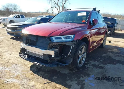 2020 Audi Q5 Titanium Premium Plus 45 Tfsi Quattro S Tronic from USA, damaged, VIN WA1ENAFYXL2093607